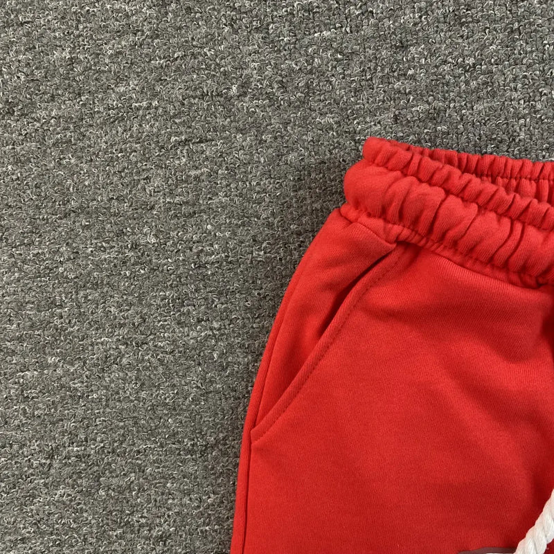 Syna World Red Graffiti Graphic Streetwear Shorts
