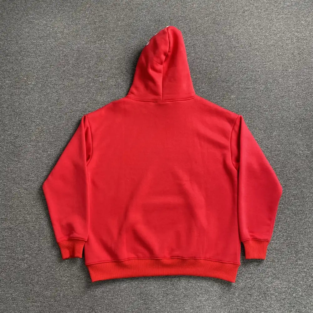 Syna World Red Graffiti Letter Print Pullover Hoodie