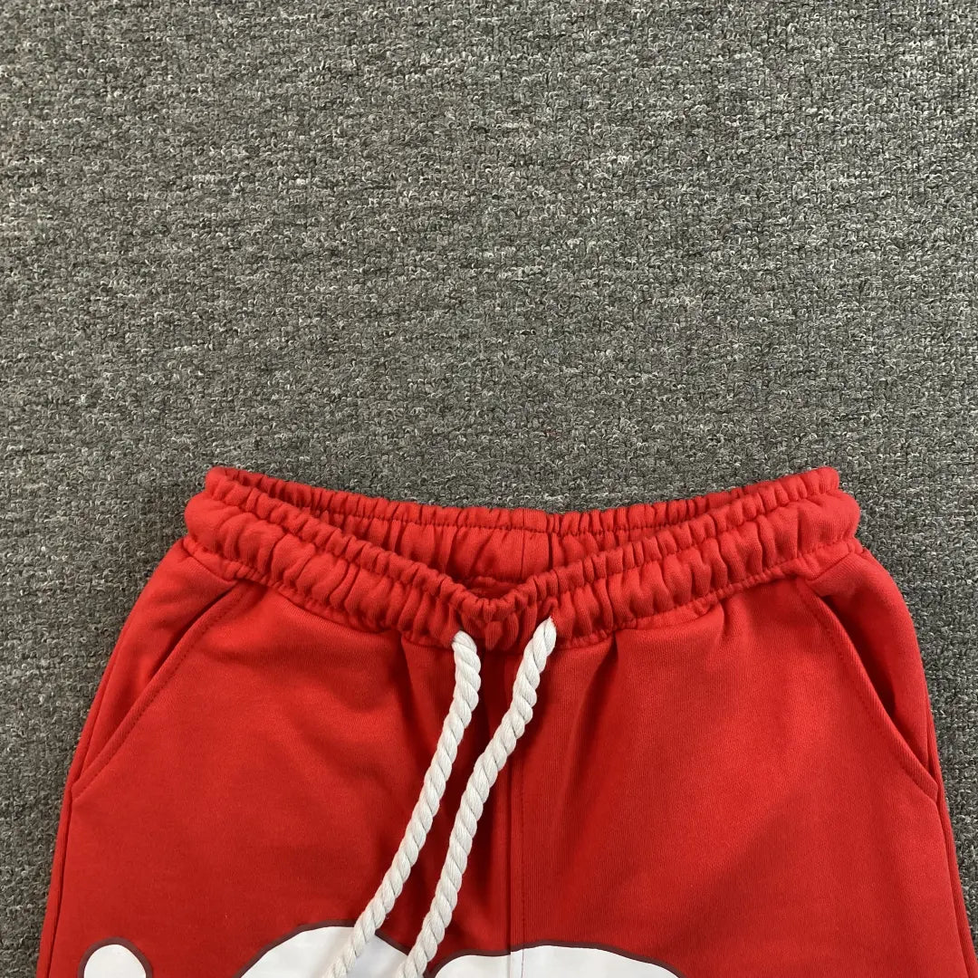 Syna World Red Graffiti Graphic Streetwear Shorts