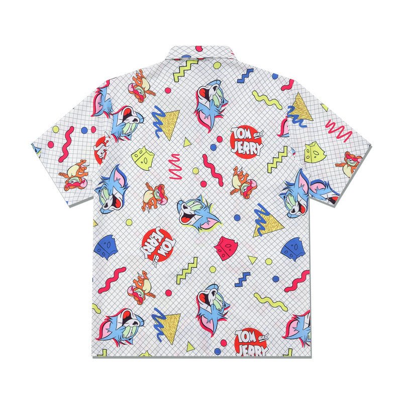 Tom and Jerry anime button up shirt - Seakoff