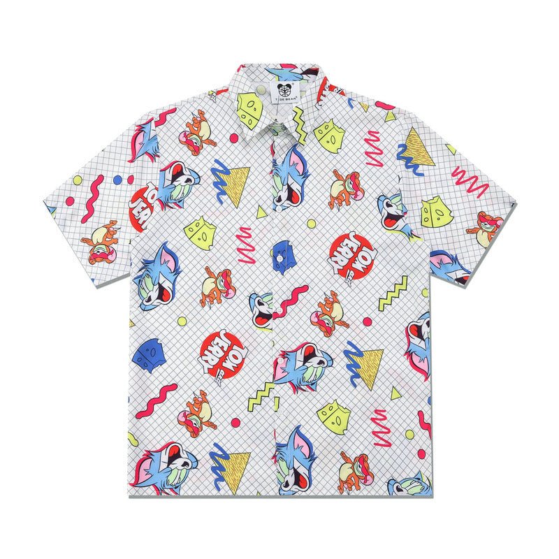 Tom and Jerry anime button up shirt - Seakoff