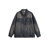 Unique Distressed Denim Chambray Jacket on Sale - Men&