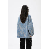 Unique Distressed Denim Chambray Jacket on Sale - Men&