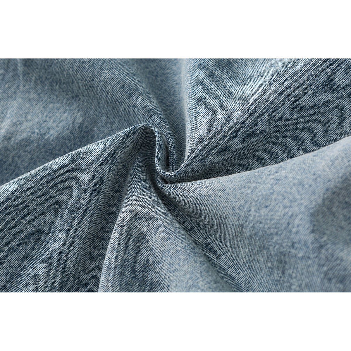 Unique Toggle Denim Chambray Shirt on Sale - Men's and Women's Short Sleeve Vintage Style - Seakoff