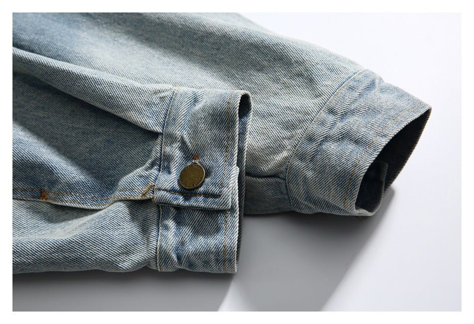 Unique Vintage Denim Chambray Jacket on Sale - Men&