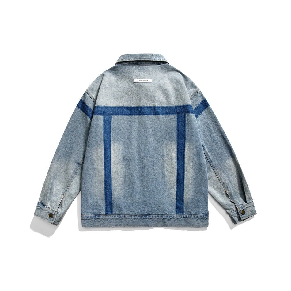 Unique Vintage Denim Chambray Jacket on Sale - Men&