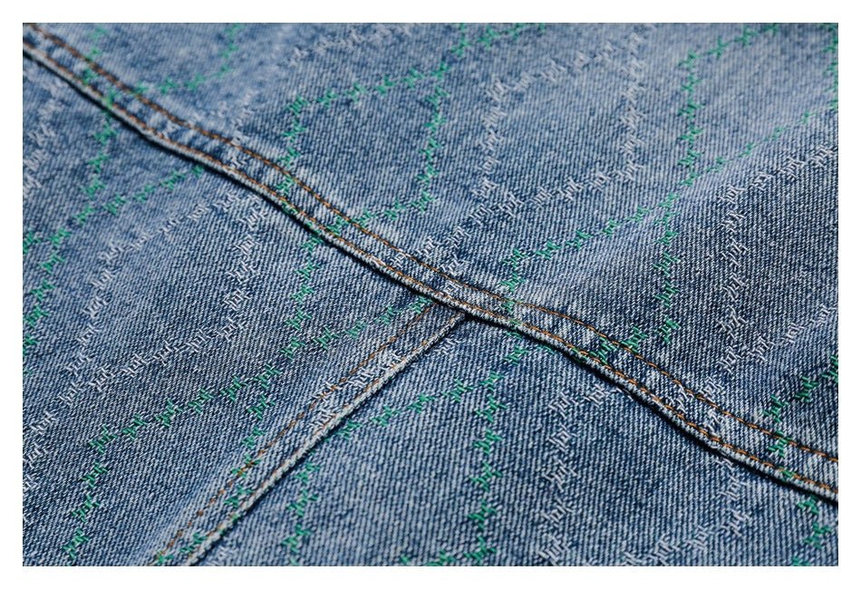 Vintage Denim Chambray Jacket on Sale - Men's and Women's Patterned Short Sleeve - Seakoff