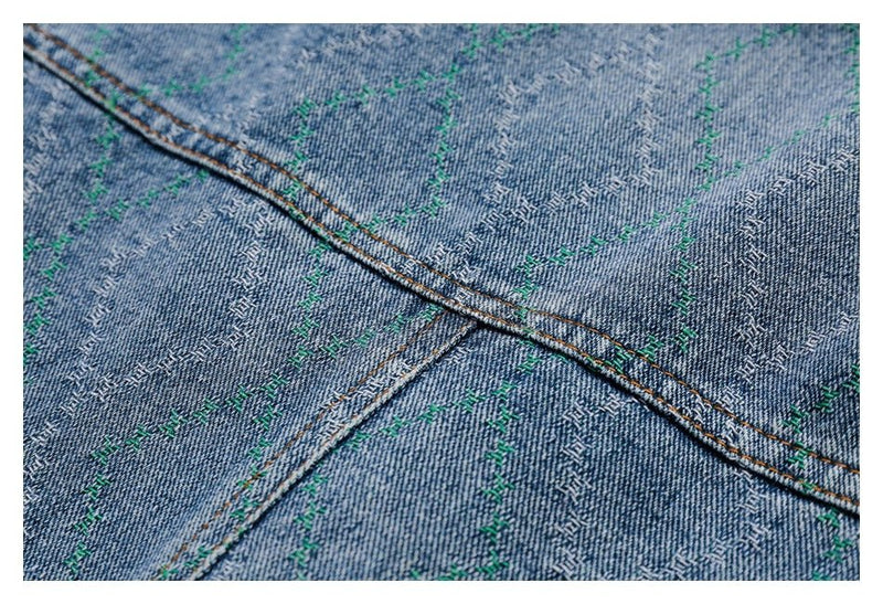 Vintage Denim Chambray Jacket on Sale - Men's and Women's Patterned Short Sleeve - Seakoff