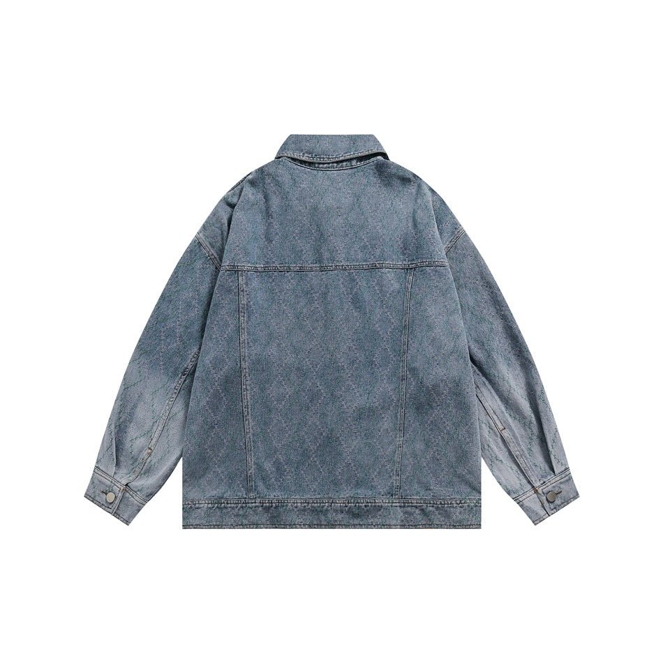Vintage Denim Chambray Jacket on Sale - Men's and Women's Patterned Short Sleeve - Seakoff
