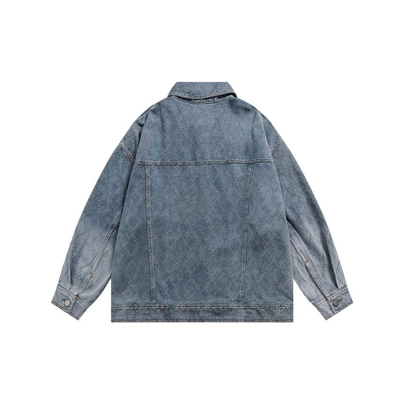 Vintage Denim Chambray Jacket on Sale - Men's and Women's Patterned Short Sleeve - Seakoff