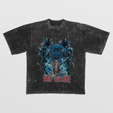 Vintage Solo Leveling Anime Graphic Tee - Hunter and Shadows Design | Premium Quality Shirt - Seakoff