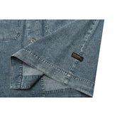 Vintage Washed Denim Chambray Shirt on Sale - Men&